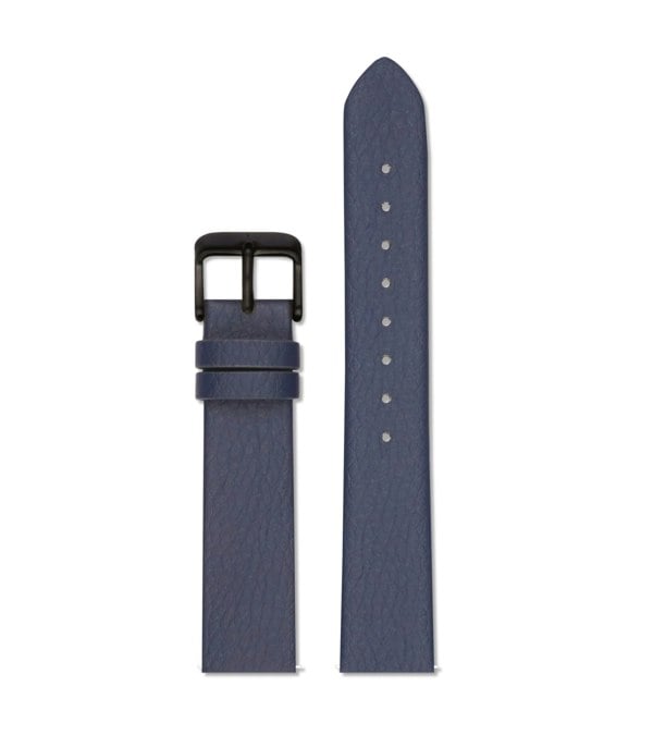 Votch Navy with brushed black buckle | 18mm