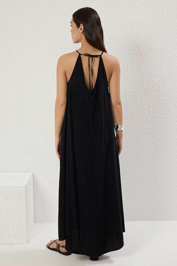 Halter Neck Wide Fit Maxi Dress