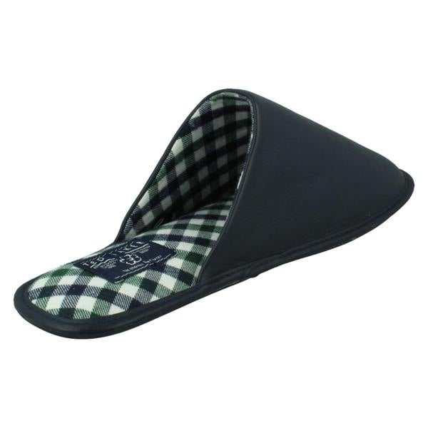 Ted Baker Mens Ted Baker Leather Mule Padded Slippers 'Ardin'
