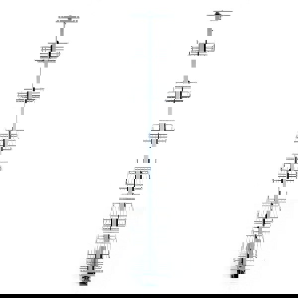 KuKoo Pull Out Soft Close Kitchen Larder – 46cm D x 190-220cm H