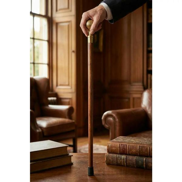 Handcrafted Victorian Style Wooden Walking Stick - TruClothing.com - 2