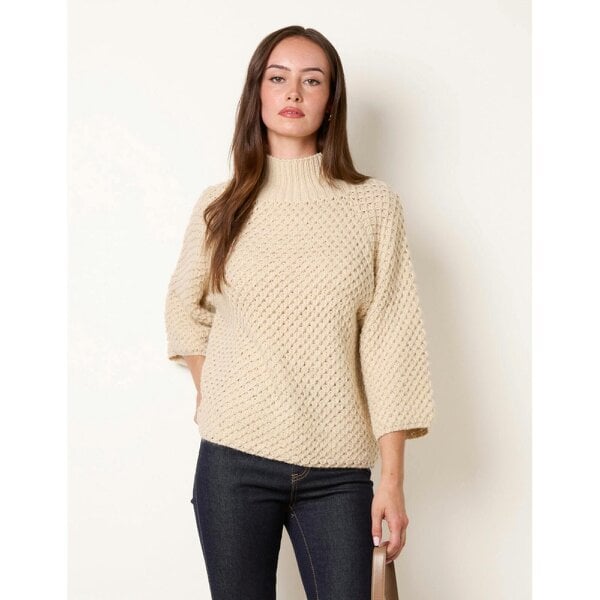 Blue Vanilla Waffle Knit Jumpers