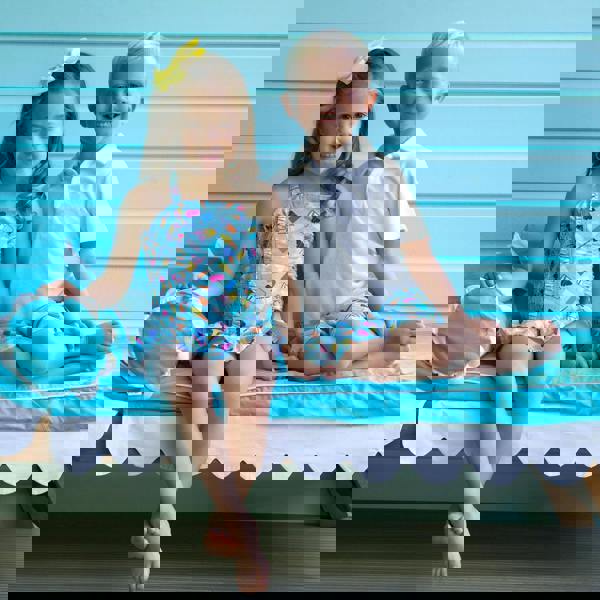 Rachel Riley Ice Cream Ruched Swimsuit