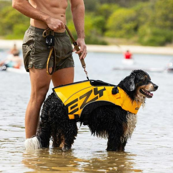 EzyDog DFD X2 Boost Dog Life Jacket in Yellow