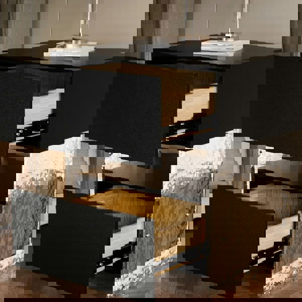 Rit Concept Ibarra Bedside Table With Storage & Light Strip