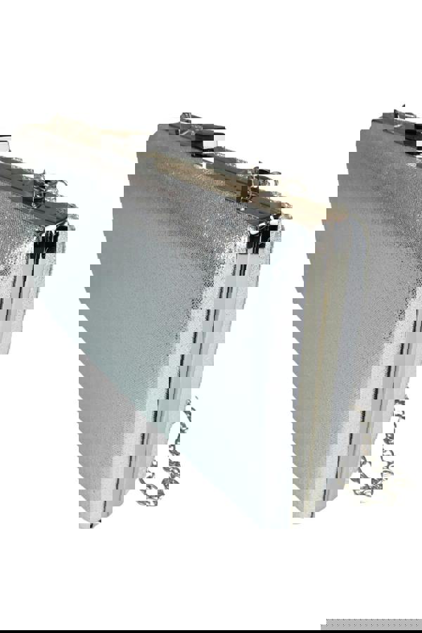 Paulo Due Dropping Diamantes Shiny Clutch Bag