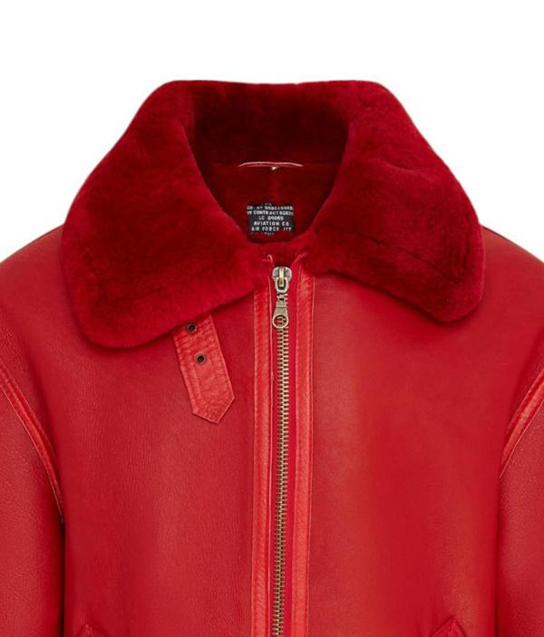 Infinity Leather Mens B3 Bomber RAF Aviator Sheepskin Jacket -Wyndham