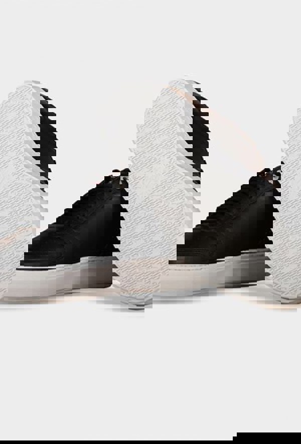 Paul & Shark Men's Leather Sneakers - Black