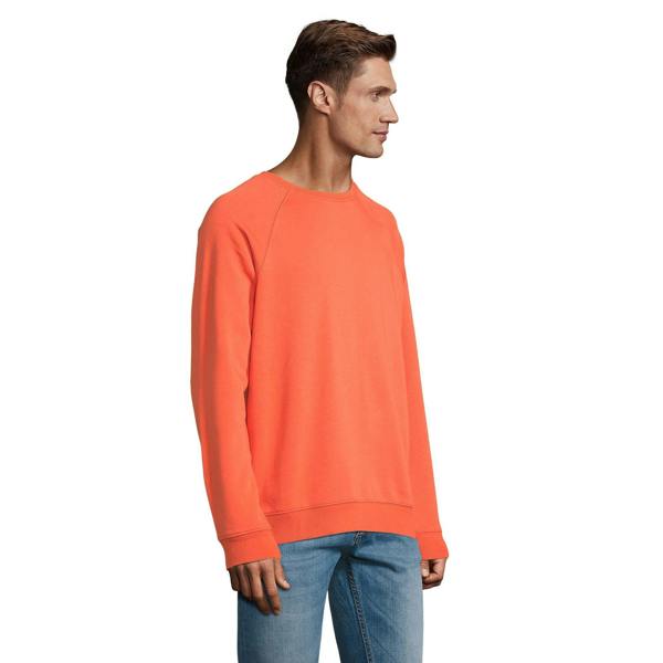 SOLS Unisex Adult Space Organic Raglan Sweatshirt - Burnt Orange