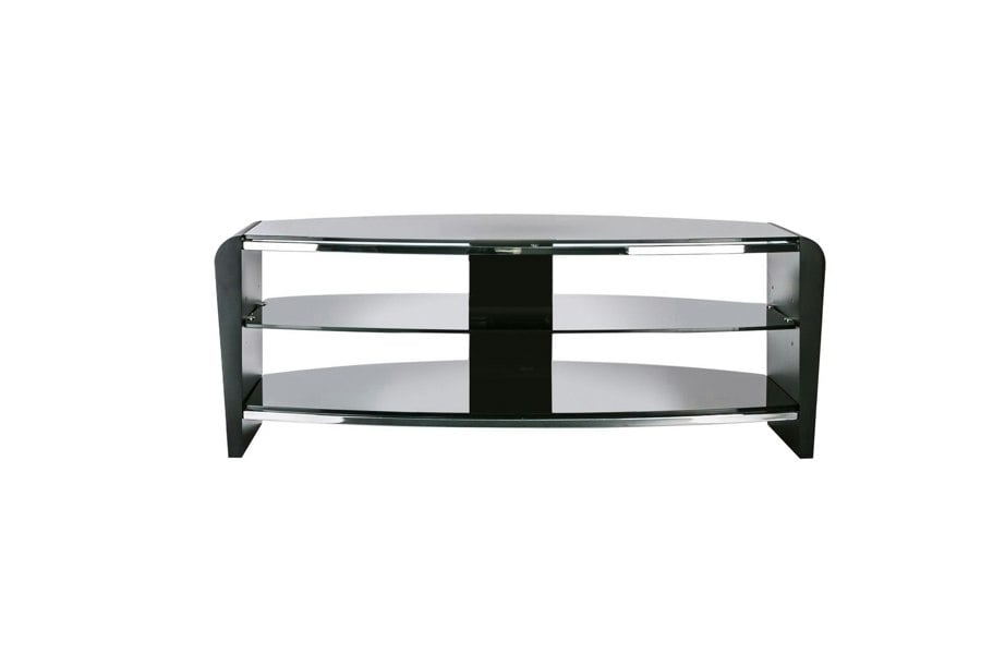 Dorel Home Francium TV-Stand with 3 Shelves Black