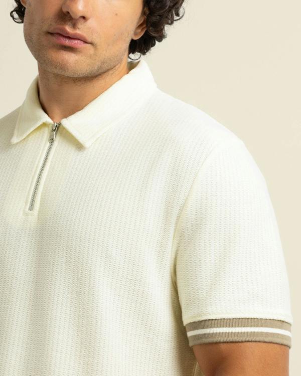 Larsson & Co Odin - Textured Polo Shirt