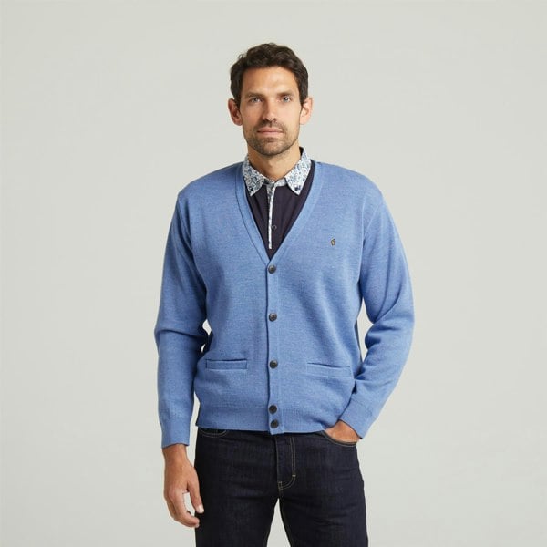 Gabicci G54K03 Mens Plain Vee Kneck Slipover Gabicci Classic - SAPPHIRE