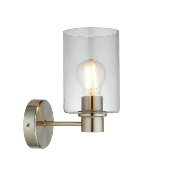 Pagazzi Lighting Kingsholm Brushed Satin Nickel Wall Light