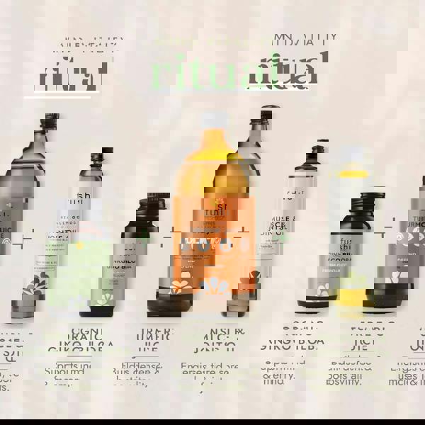 Fushi Single Herb Supplements Organic Ginkgo Biloba x 60 Capsules - Additional 7