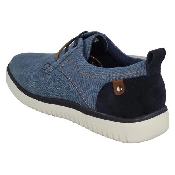 Hush Puppies Mens Hush Puppies Lightweight Canvas Shoes Sandy Lace Up