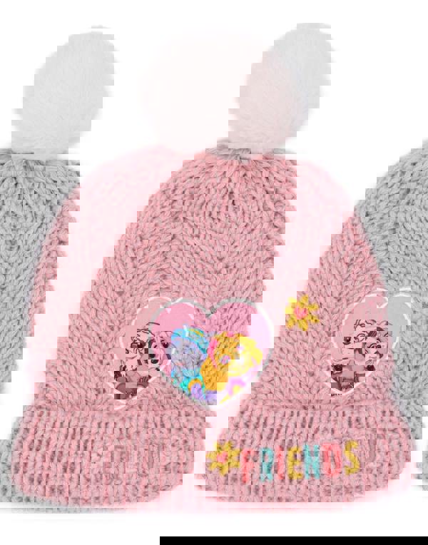 Paw Patrol Girls Pink Beanie and Scarf Set (One Size)