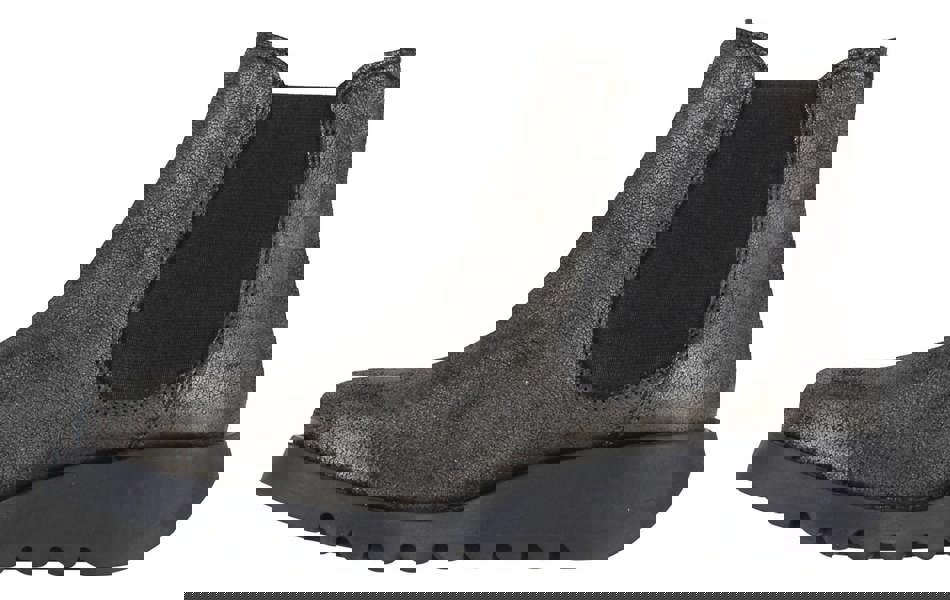 Fly London Salv Womens Wedged Heeled Chelsea Leather Ankle Boots