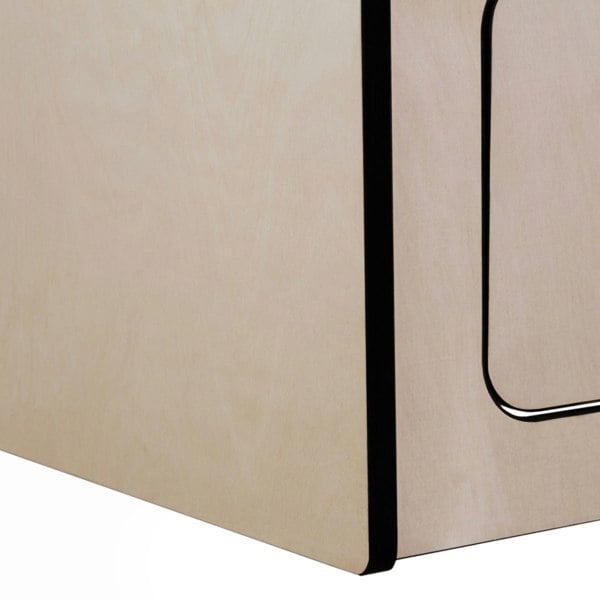 Monstershop Overhead Camper Cabinet With Black Trim – 120cm x 35cm x 35cm