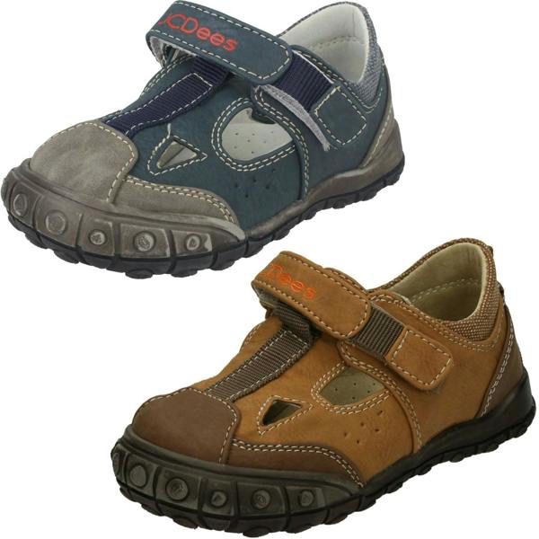JC Dees Boys JCDees Flat Casual Hook & Loop Shoes N1046