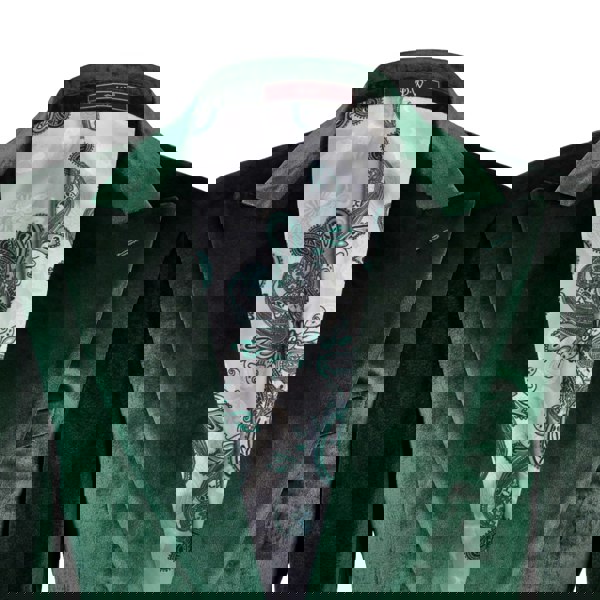 David WeJ Maison Velvet Blazer - Green