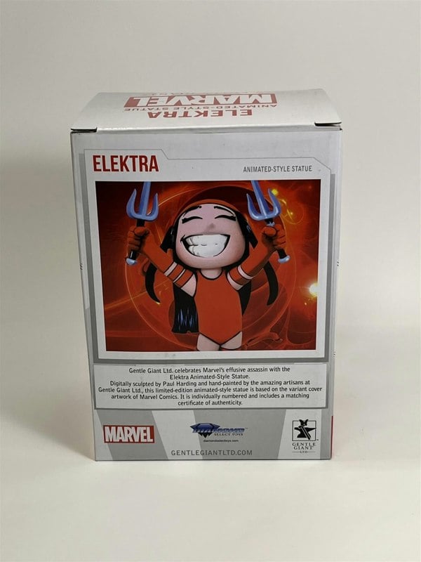 MCSlots Elektra on Stand 13cm Sculpted Gentle Giant Numbered Limited Edition