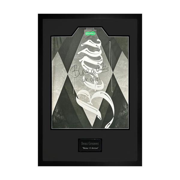 Beau Greaves Signed Match Worn Shirt Premium Frame
