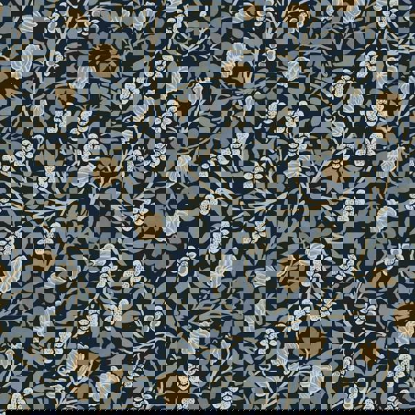 William Morris At Home Clover Wallpaper | Midnight