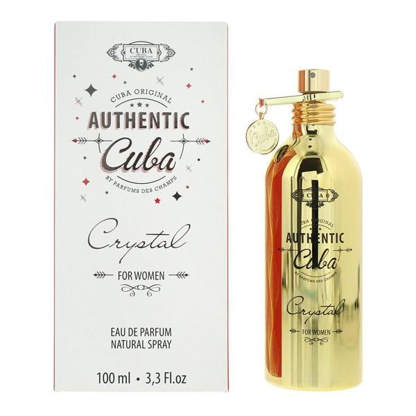 Cuba Authentic Crystal For Women Eau de Parfum 100ml Spray for Her
