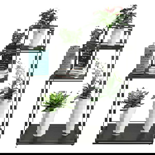 Dorel Home Weston Plant Stand with 3 Shelves Espresso