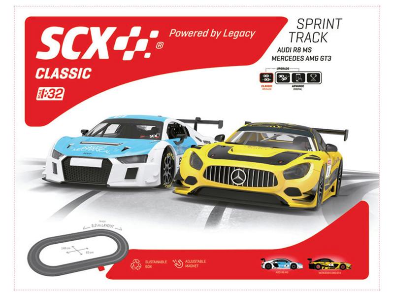 SCX Sprint Track 3.32m Race Set