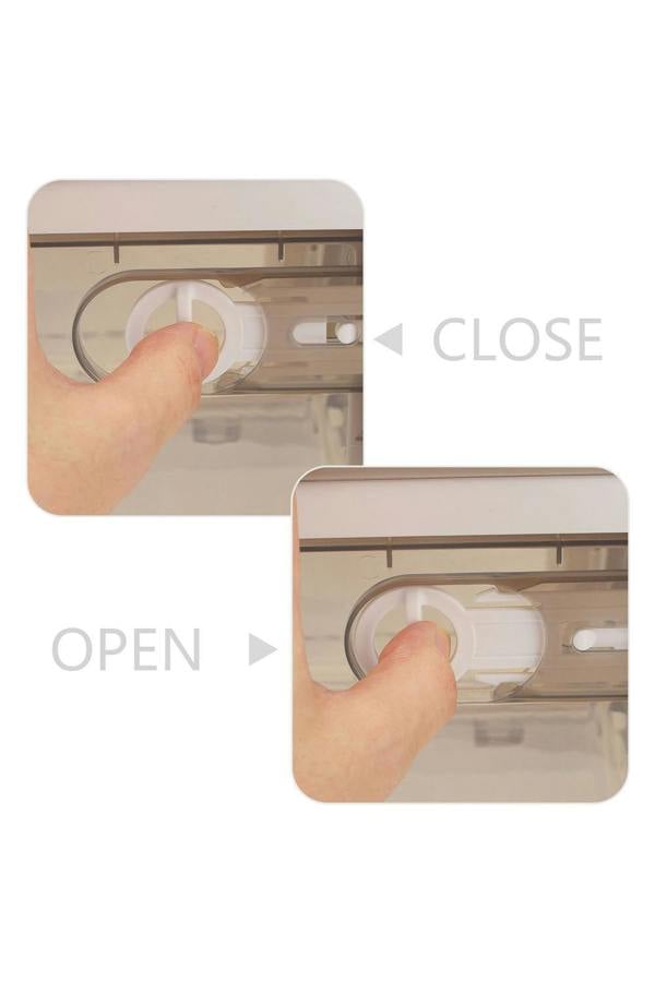 Living and Home Transparent Folding Storage Box with Wheels