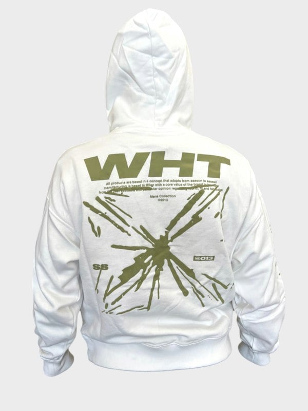 Off-White Splash Arrow Skate Hoodie White