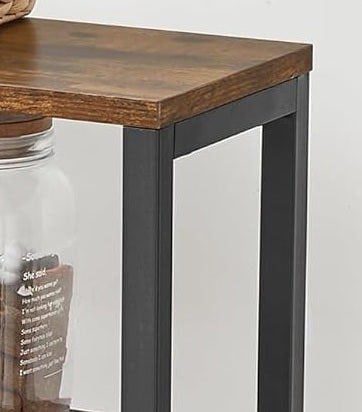 Modcraft Industrial Kitchen Storage Rack with 6 Shelves & 6 Hooks, Adjustable Middle Shelf