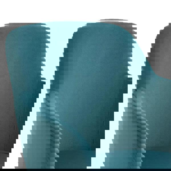 TRL Furniture Serenza Peacock Blue Fabric Dining Chair