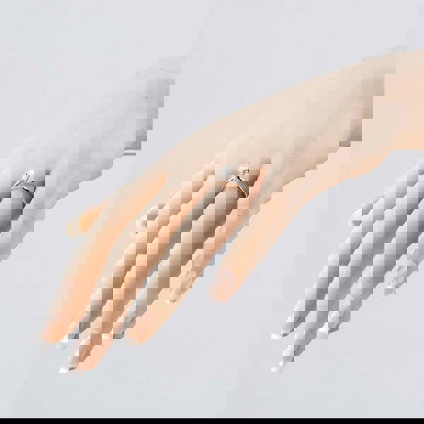 1888 Collection 9ct White Gold 0.50ct Emerald Cut Diamond Solitaire Ring EPP01-9W-0.50-H-SI2