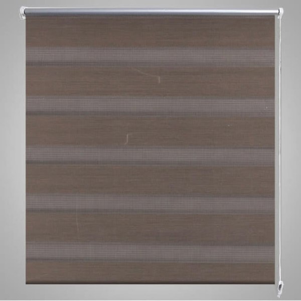 Berkfield Zebra Blind 80 x 175 cm Coffee