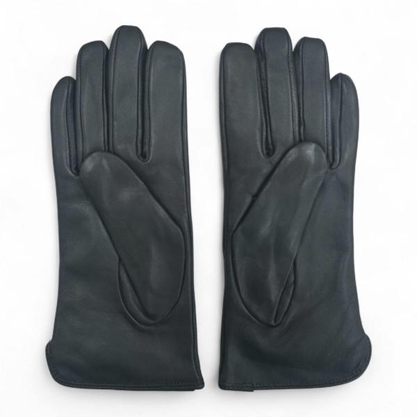 Infinity Leather Womens Italian Leather Winter Stitch Line Design Soft Wool Lining Gloves - L-GLV-301