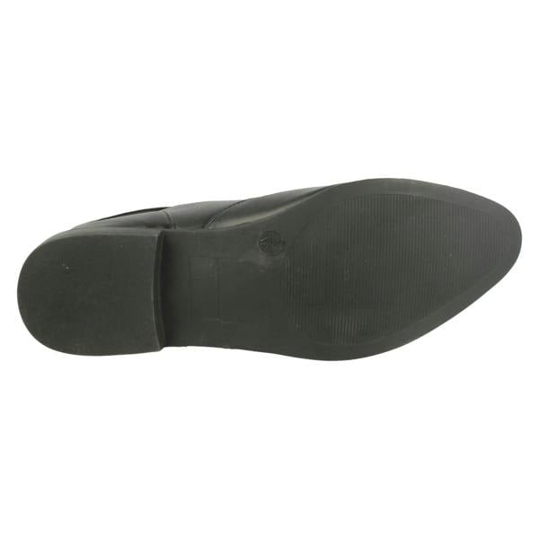 Spot On Ladies Spot On Cut Out Ankle Boots