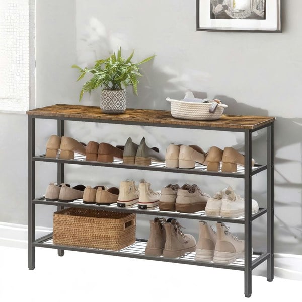 Rafaelo Mobilia 4-Tier Shoe Rack