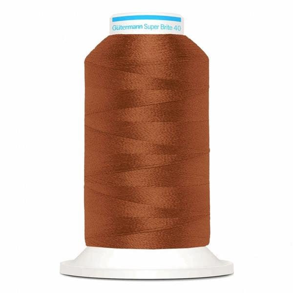 Gutermann Super Brite Polyester 40 Embroidery Thread 1000m Polyester Thread Suitable For Embroidery