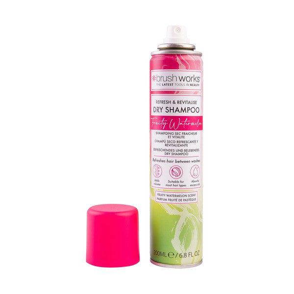 Brushworks Refresh & Revitalise Fruity Watermelon Dry Shampoo - 200ml