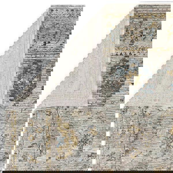 Asiatic Jasper JA01 Traditional Teal Rug