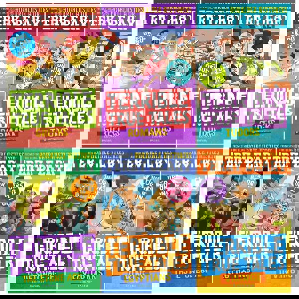 Terrible True Tales Series 6 Books Collection Set by Terry Deary (Egyptians, Tudors, Vikings, Romans, The Stone Age, Greeks)