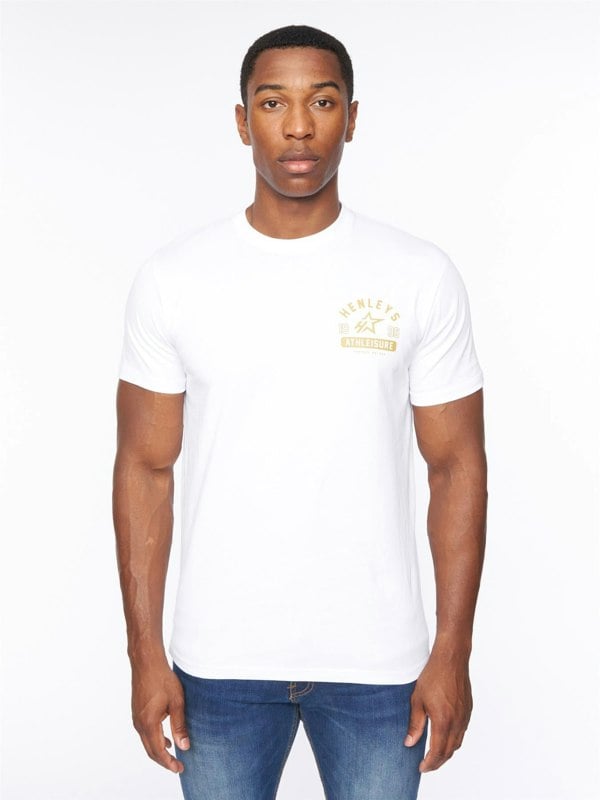 Henleys Upton T-Shirt Optic White