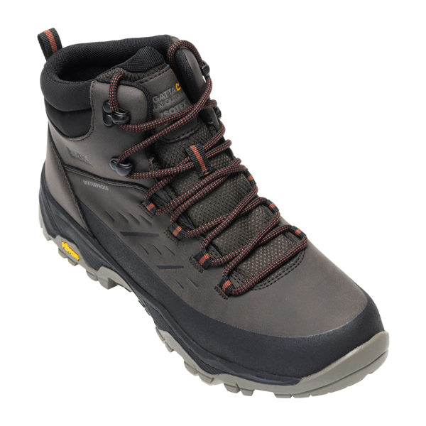 Regatta Mens Blake Walking Boots - Peat/Burnt Henna