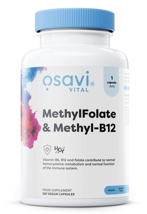 Osavi MethylFolate & Methyl-B12 - 120 vegan caps