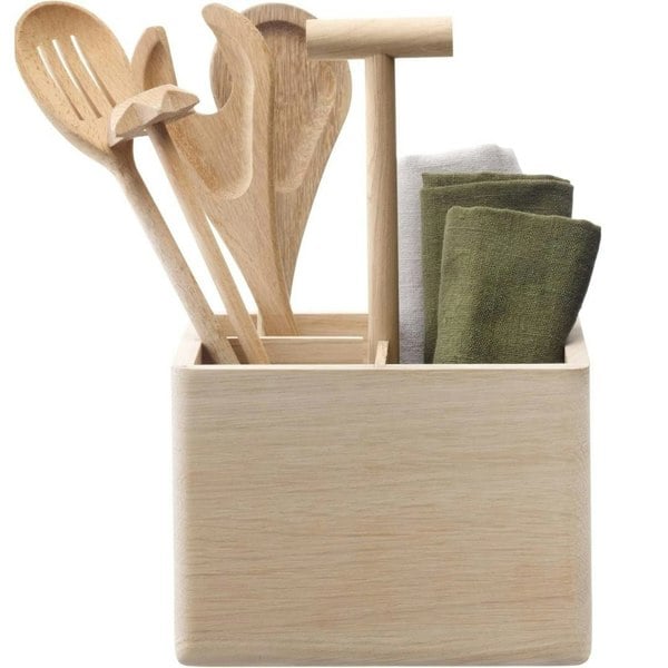 LSA Dine Natural Oak Cutlery Holder