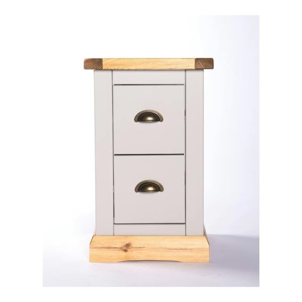 Bomporto 2 Drawer Petite Bedside Table