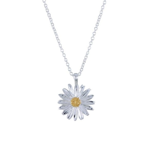 Sterling Silver Daisy Necklace - Reeves & Reeves