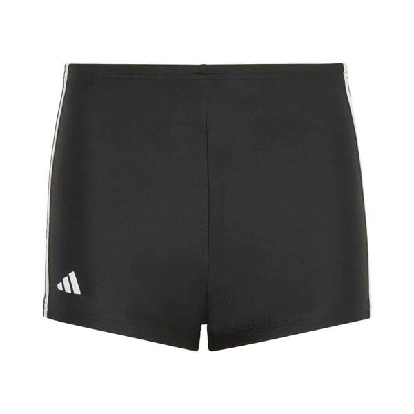 Adidas Childrens/Kids Classic 3 Stripes Regular Swim Shorts - Black/White - 